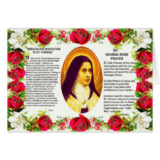 Saint Therese de kleine bloem van Jezus