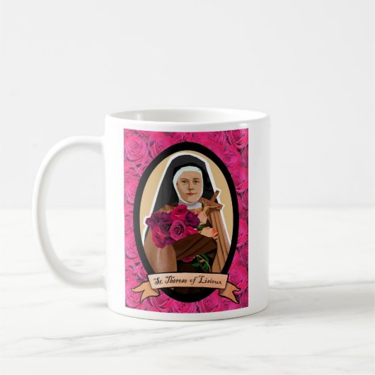 Saint Therese de tasse de Lisieux (Gauche)