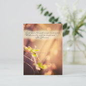 Saint Therese Desires Quote Briefkaart (Staand voorkant)