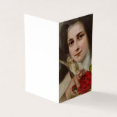 Saint Therese Funeral Prayer Memorial Carte Sainte (Extérieur)
