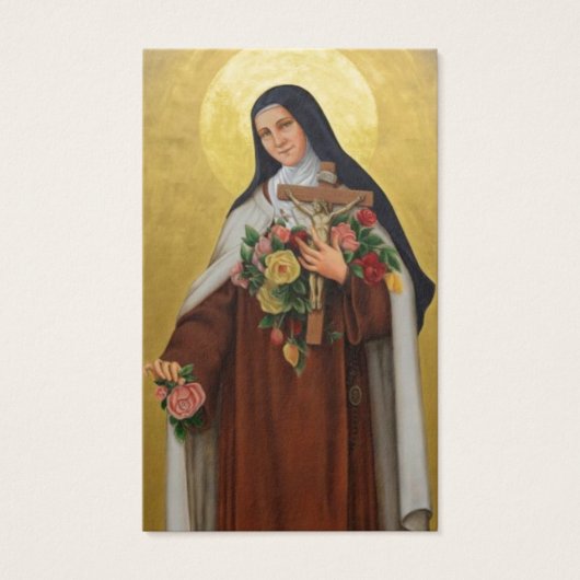 Saint-Thérèse, le petit poème aux fleurs (Devant)