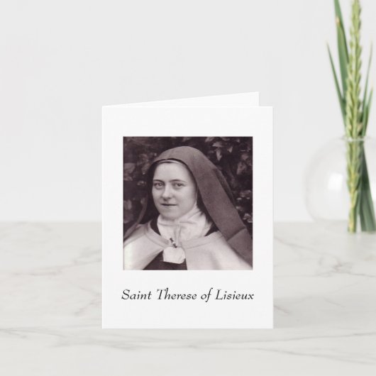 Saint Therese of Lisieux Kaart (Voorkant)