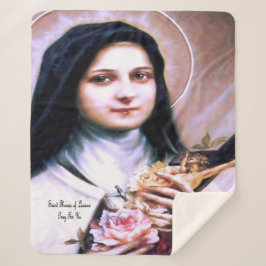 Saint Therese of Lisieux Sherpa Deken