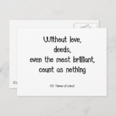 Saint Therese Quote Briefkaart (Voorkant / Achterkant)