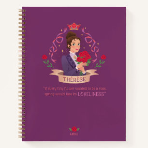 Saint Thérèse van Lisieux Spiral Notitieboek