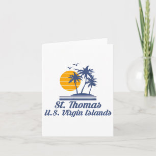 Saint Thomas Amerikaanse Maagdeneilanden Strand Ca Kaart