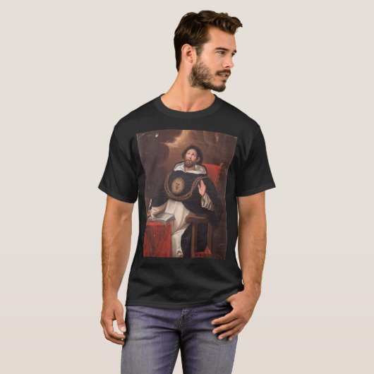 Saint Thomas Aquinas By Luis Munoz Lafuente T-shirt (Voorkant volledig)