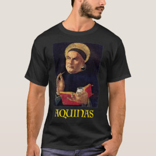 Saint Thomas Aquinas die katholiek schildert  T-shirt