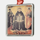 Saint Thomas Aquinas Metalen Ornament (Links)