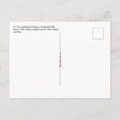 Saint Thomas Becket tenant une épée (M 033) Carte (Dos)