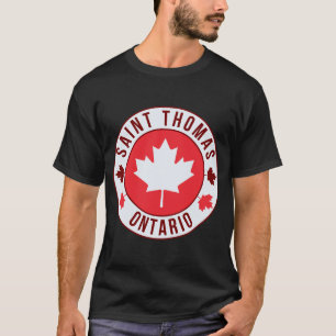Saint Thomas, Canada City T-Shirt Reizen & Thuis