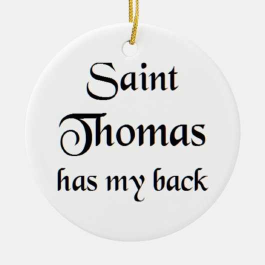 saint thomas coffee mug keramisch ornament (Voorkant)