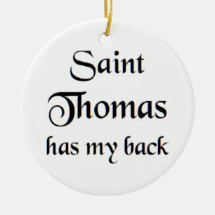 saint thomas koffiemok keramisch ornament