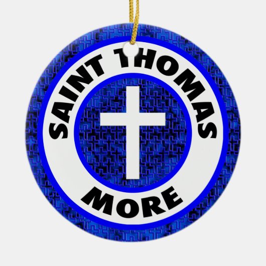 Saint Thomas More Keramisch Ornament (Voorkant)
