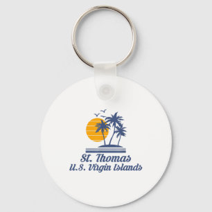 Saint Thomas US Maagdeneilanden Beach Caribisch ge Sleutelhanger