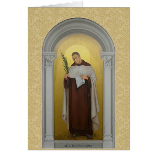 Saint Titus Brandsma Carmelite Saints Priest (Devant)