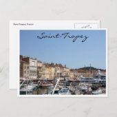 saint-tropez-boten briefkaart (Voorkant / Achterkant)