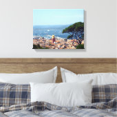 saint tropez canvas afdruk (Insitu (Slaapkamer))