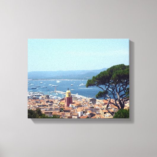 saint tropez canvas afdruk (Voorkant)