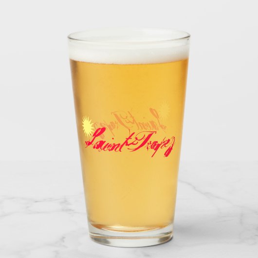 Saint-Tropez Côte d’Azur french riviera Soleil Sun Glas (Achterkant gevuld)