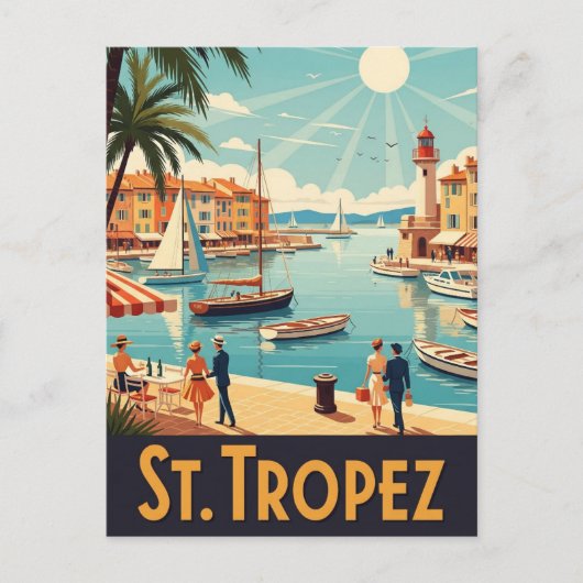  Saint-Tropez Frankrijk Reizen Briefkaart (Voorkant)