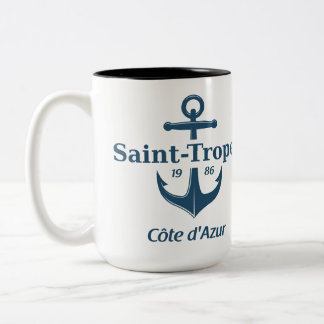 Saint Tropez Tweekleurige Koffiemok