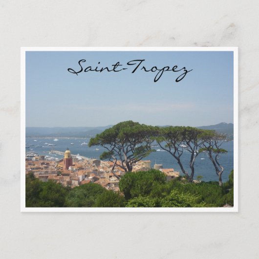 saint-tropez-uitzicht briefkaart (Voorkant)