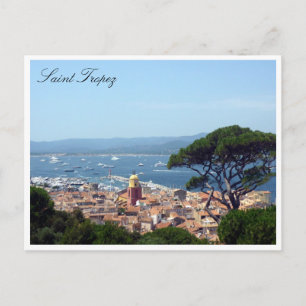 saint tropez uitzichten briefkaart
