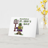 Saint Urho's Day - Ver. 5 carte de note (Fleur jaune)