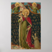 Saint Ursula - Benozzo Gozzoli Fine Art Poster (Voorkant)