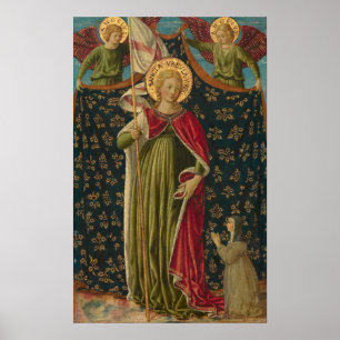 Saint Ursula - Benozzo Gozzoli Poster d'Art