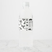 Saint Vache Anniversaire Étiquette de bouteille d' (Dos)