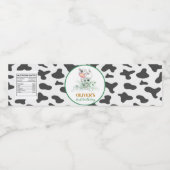 Saint Vache Anniversaire Étiquette de bouteille d' (Étiquettes simples)