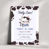 Saint Vache Blue Boy Invitation Anniversaire