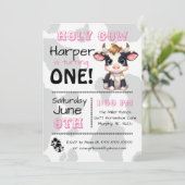 Saint-Vache Pays Anniversaire Fête Invitation (Debout devant)