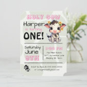 Saint-Vache Pays Anniversaire Fête Invitation (Debout devant)