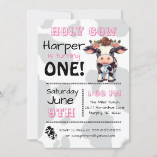 Saint-Vache Pays Anniversaire Fête Invitation