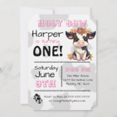 Saint-Vache Pays Anniversaire Fête Invitation (Devant)