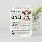 Saint-Vache Pays Anniversaire Fête Invitation (Debout devant)