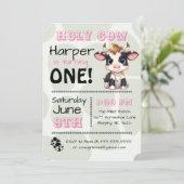 Saint-Vache Pays Anniversaire Fête Invitation (Debout devant)