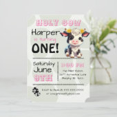 Saint-Vache Pays Anniversaire Fête Invitation (Debout devant)