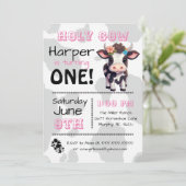 Saint-Vache Pays Anniversaire Fête Invitation (Debout devant)