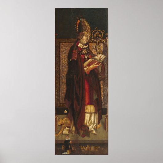 Saint Valentijn - Tyrolean German Fine Art Poster (Voorkant)