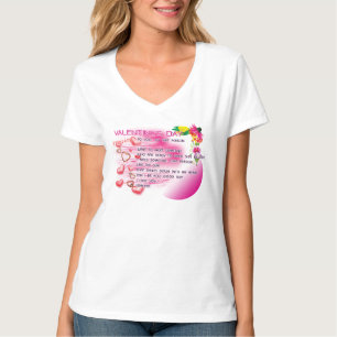 Saint-Valentin 2026 -ENG Femmes T-Shirt V