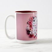 Saint-Valentin 3D A à Z Alphabet Café Mug (Gauche)