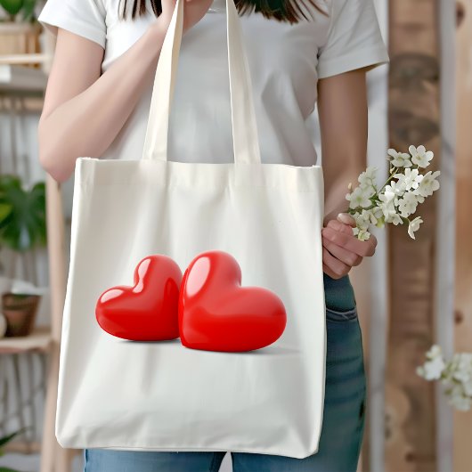 Saint Valentin 3D Sac fourre-tout d'amour stéréo 3