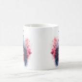 Saint Valentin à Paris - Couple de paons- Mug (Centre)