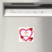 Saint Valentin amoureux Magnet (In Situ (Lave-vaisselle))
