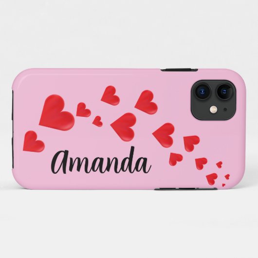 Saint Valentin Apple iPhone Coque acharné (Dos (Horizontal))