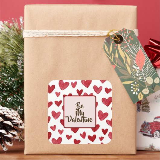 Saint-Valentin Autocollant Rouge Sois Mon Amour (vacances)